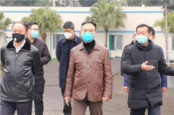 资阳市委常委、市当局常务副市长刘铁一行莅临资阳PP王者电子查抄领导疫情防控工作